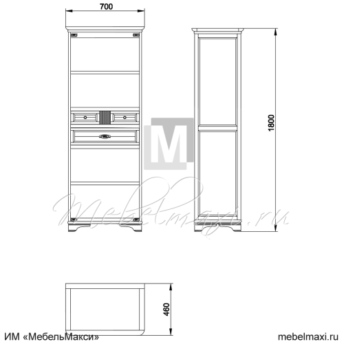 стеллаж "марина" эскиз 169