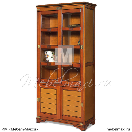 шкаф для книг "марина" скм-001-15