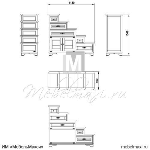 тумба "марина" скм-001-03