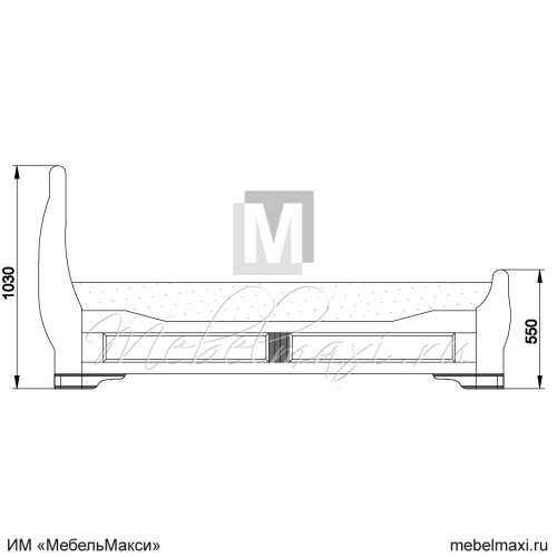кровать "марина" 140 скм-001-11