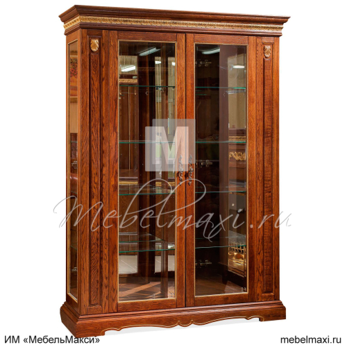 шкаф-витрина 2д "милана классик" п4.0265.0.05