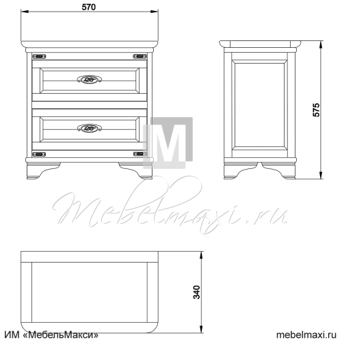 тумба "марина" скм-001-33
