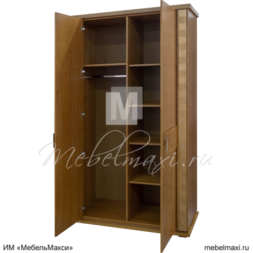 шкаф для одежды "тунис" 2-х дв. без зеркала