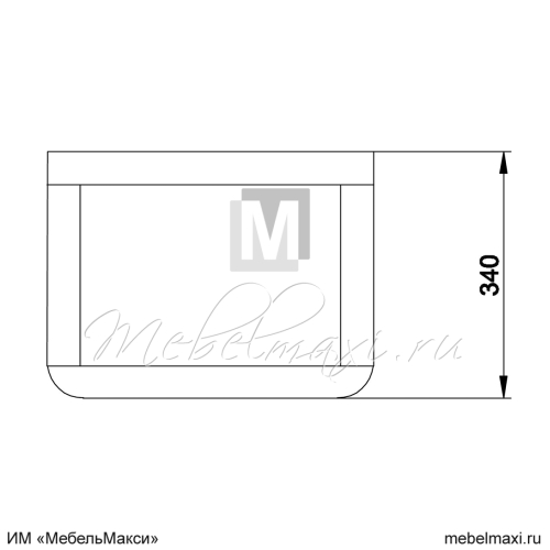 тумба прикроватная "марина" эскиз 3