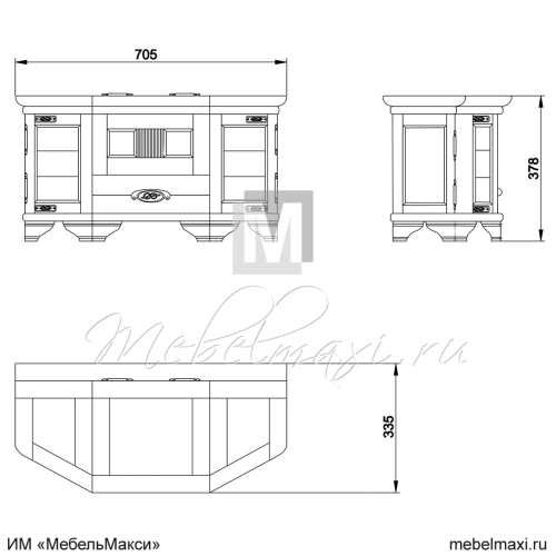 сундук интерьерный "марина" скм-001-20