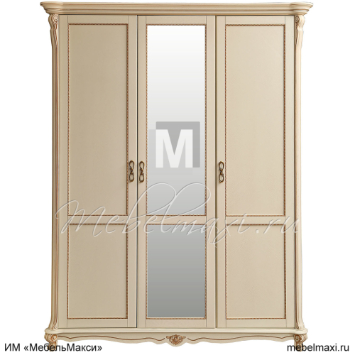 шкаф для одежды 3д "алези" п1.350.1.11