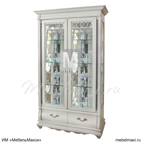шкаф с витриной "оскар" 02
