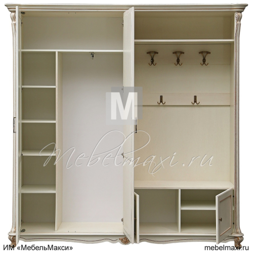 шкаф комбинированный 4д "алези" п1.350.3.22