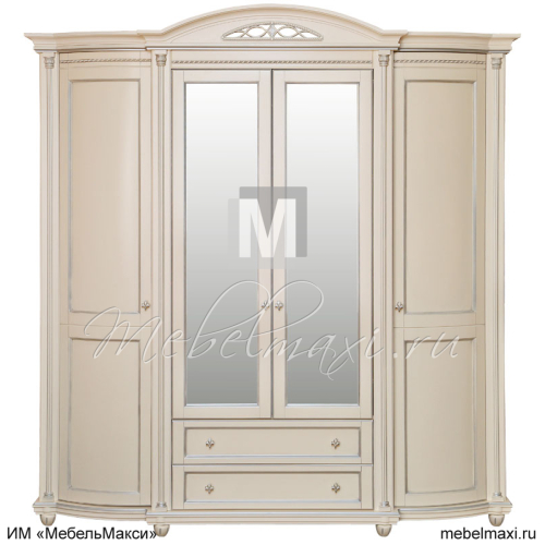 шкаф для одежды 4д "валенсия классик" п3.0589.1.11