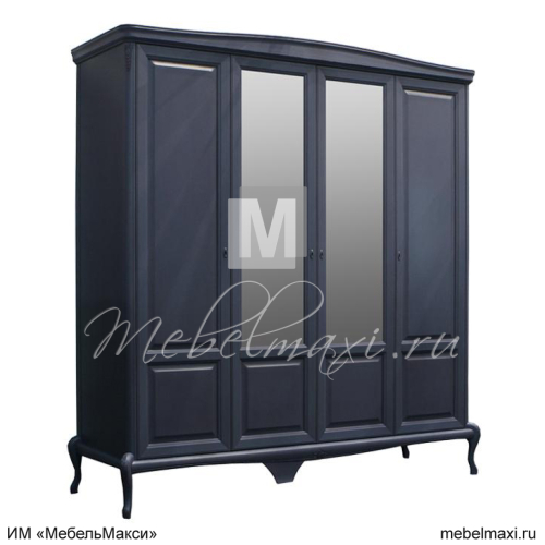 шкаф для одежды "мокко" 4-х дв.