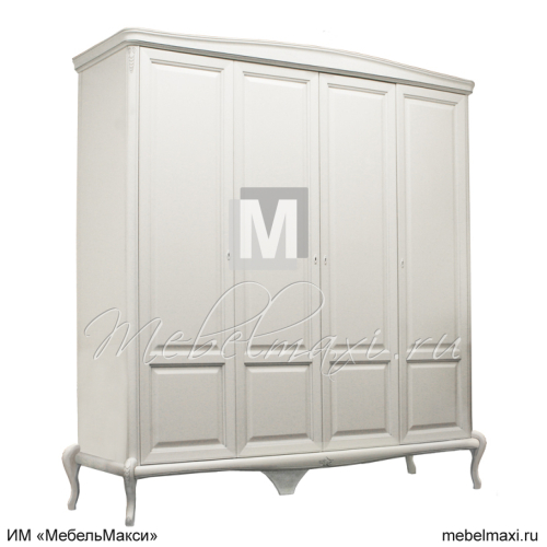 шкаф для одежды "мокко" 4-х дв. без зеркала