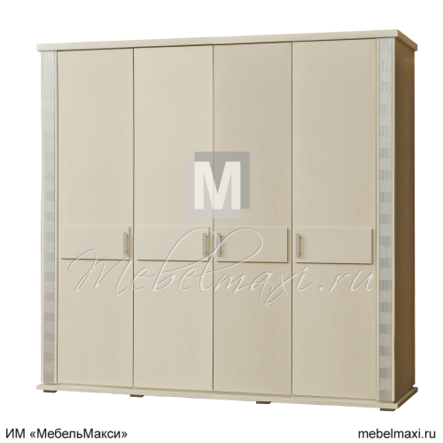 шкаф для одежды "тунис" 4-х дв. без зеркала