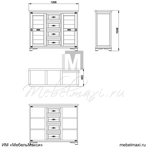 тумба "марина" скм-001-30