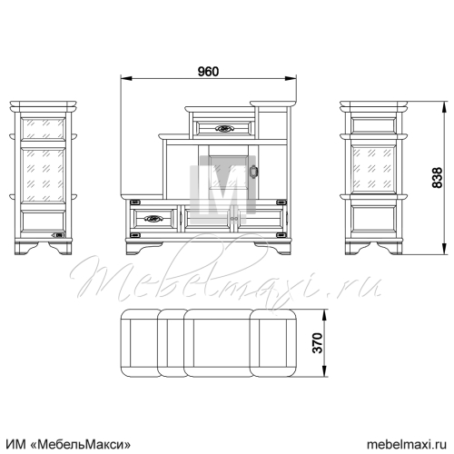 тумба "марина" скм-001-23-01