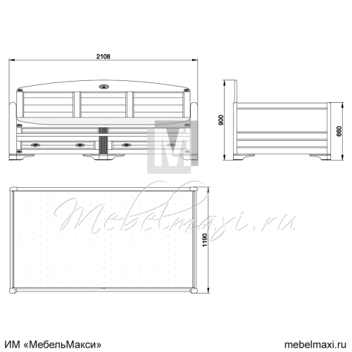 тахта "марина" скм-001-18 (1100)