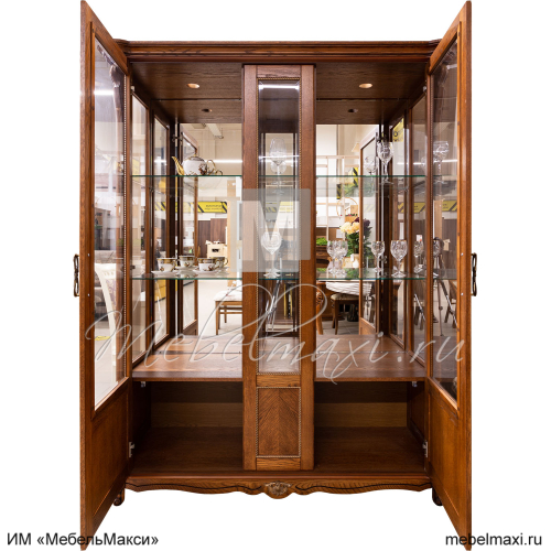 шкаф-витрина 3д "алези" п1.350.0.05