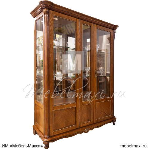 шкаф-витрина 3д "алези" п1.350.0.05