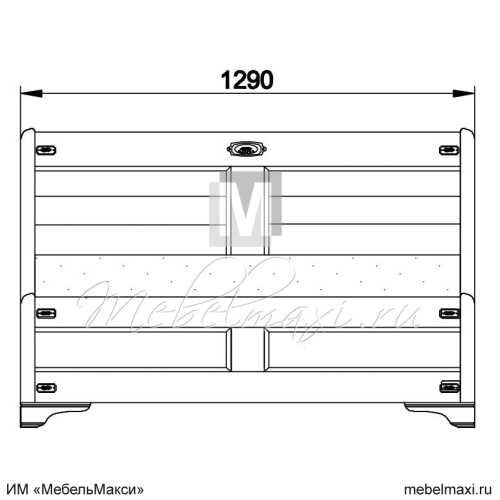 кровать "марина" 120 н эскиз 32