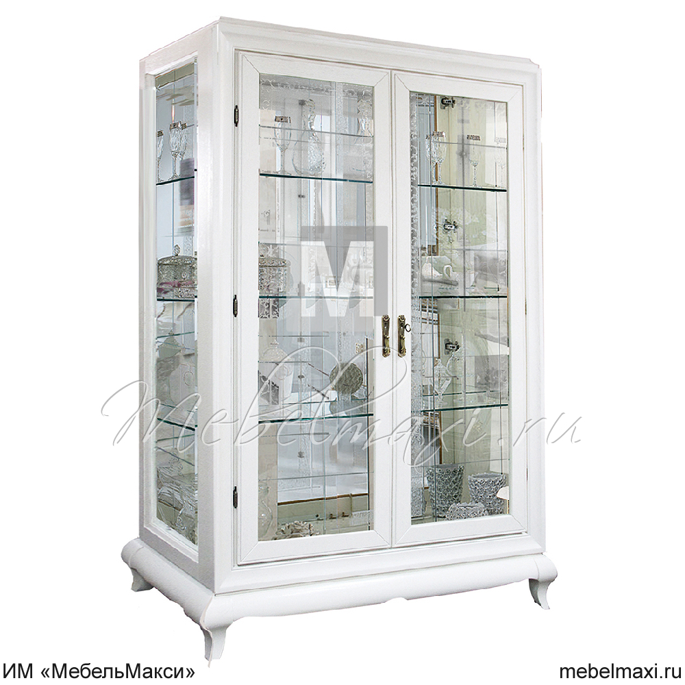 шкаф с витриной "соната" 02