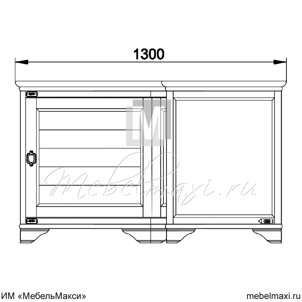 стол письменный угловой "марина" эскиз 141