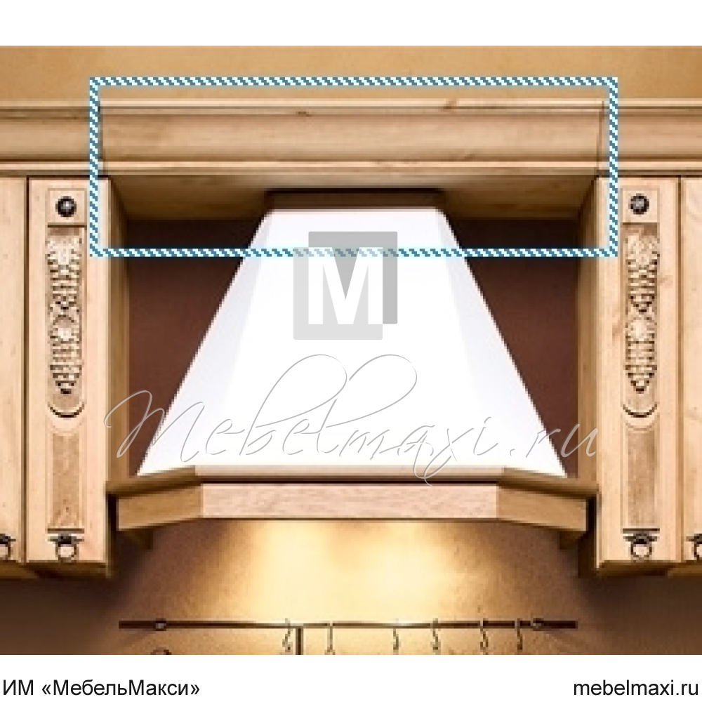 полик над вытяжкой "викинг gl" (600мм)