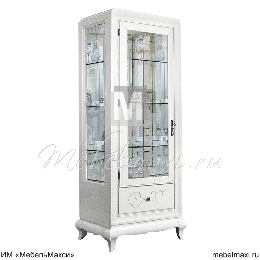 шкаф с витриной "соната" 01