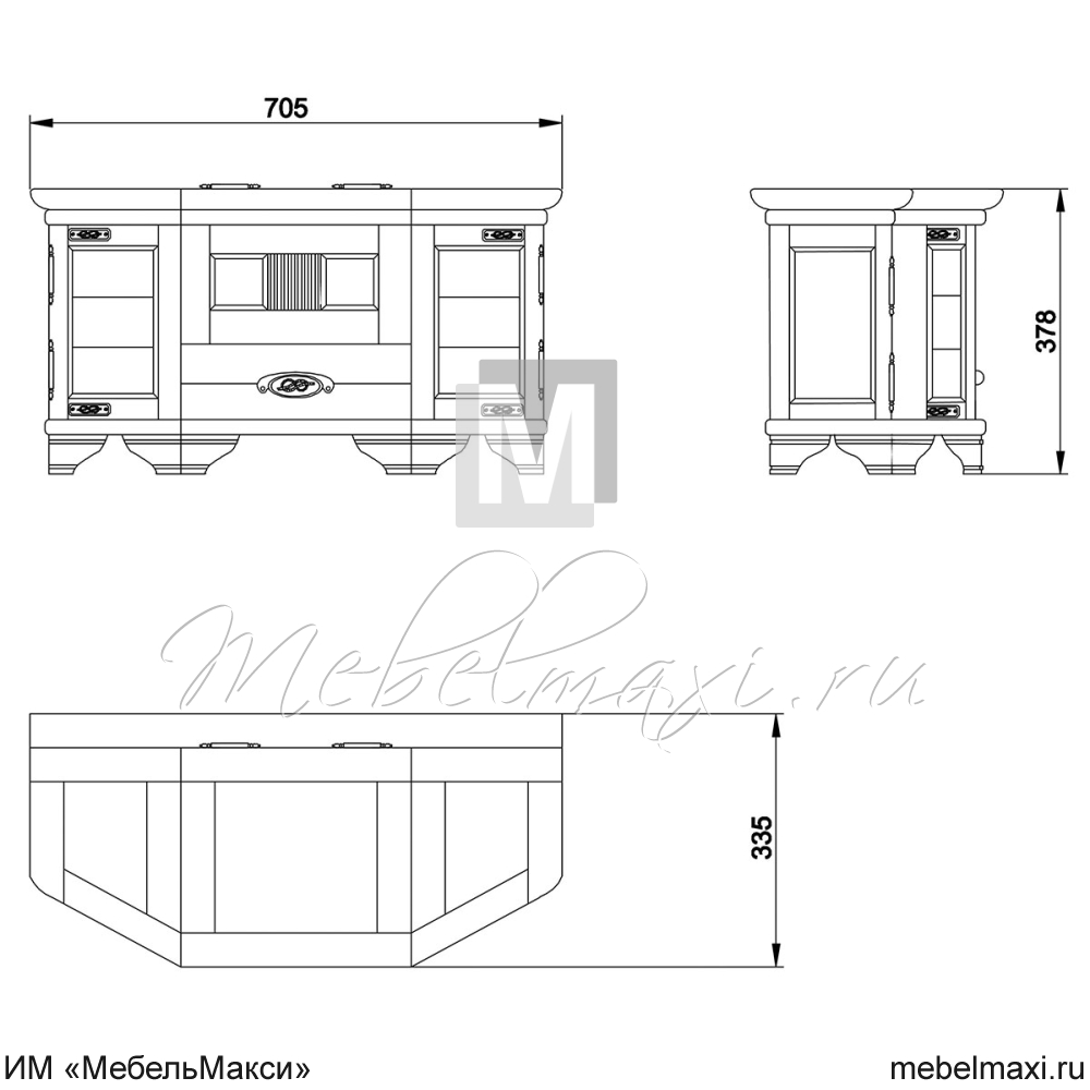 сундук интерьерный "марина" скм-001-20