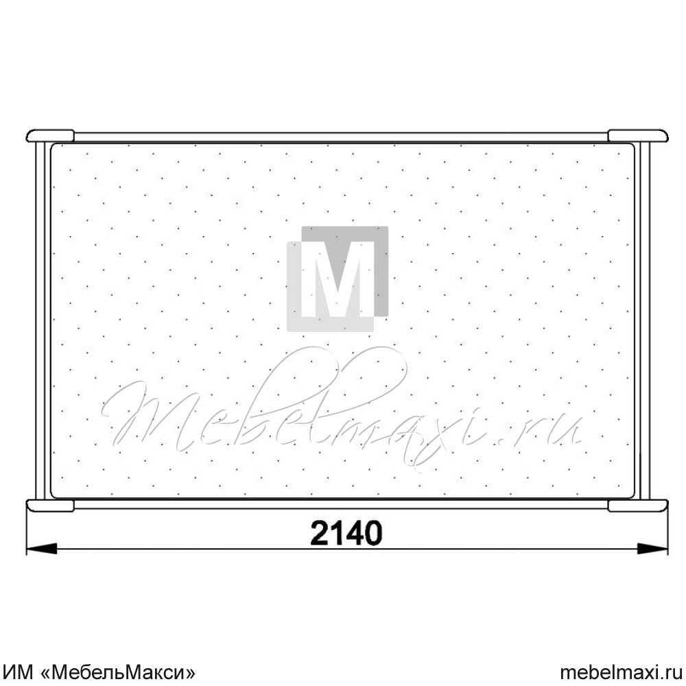 кровать "марина" 180 н (2 разных ящика справа) эскиз 36