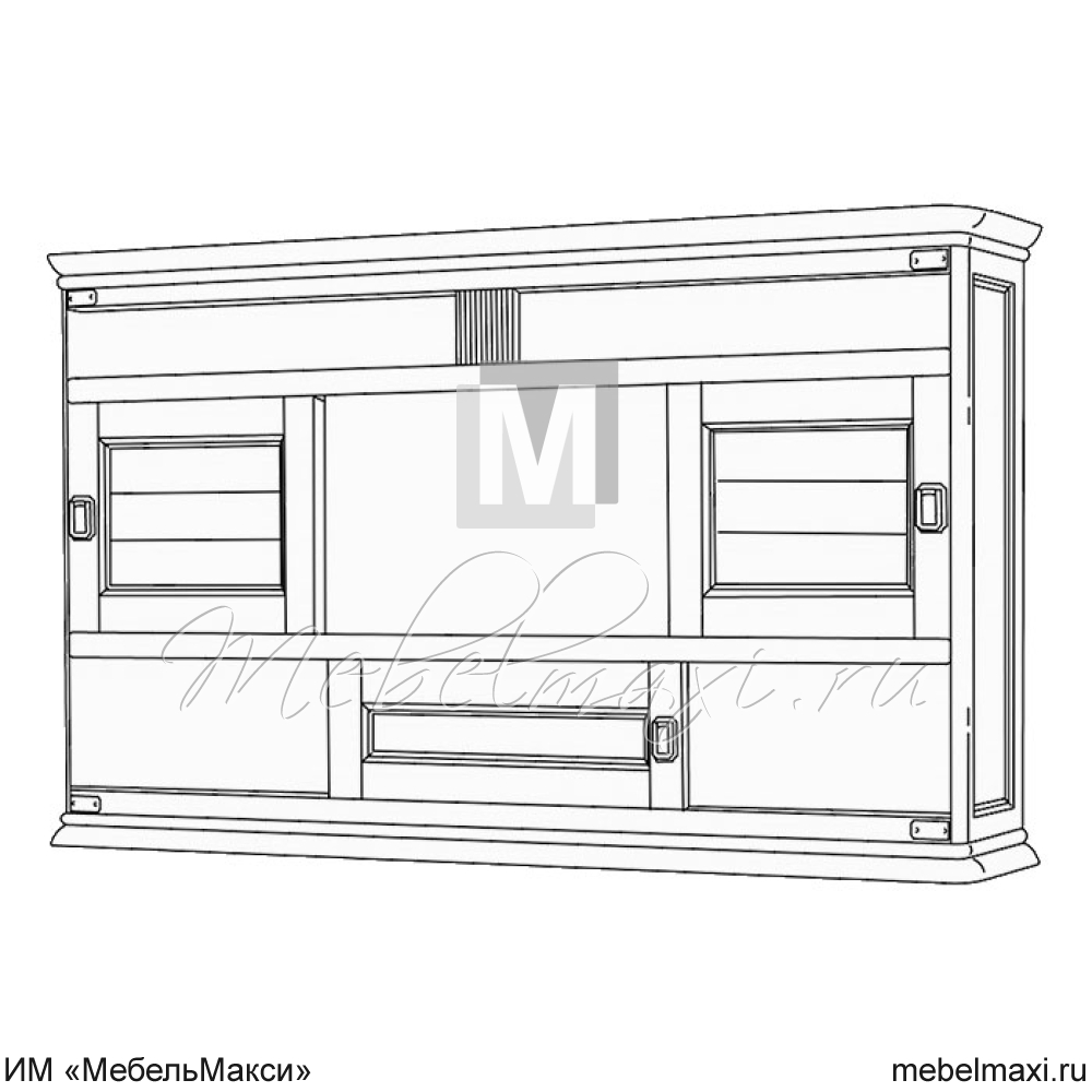 шкаф настенный "марина" эскиз 77