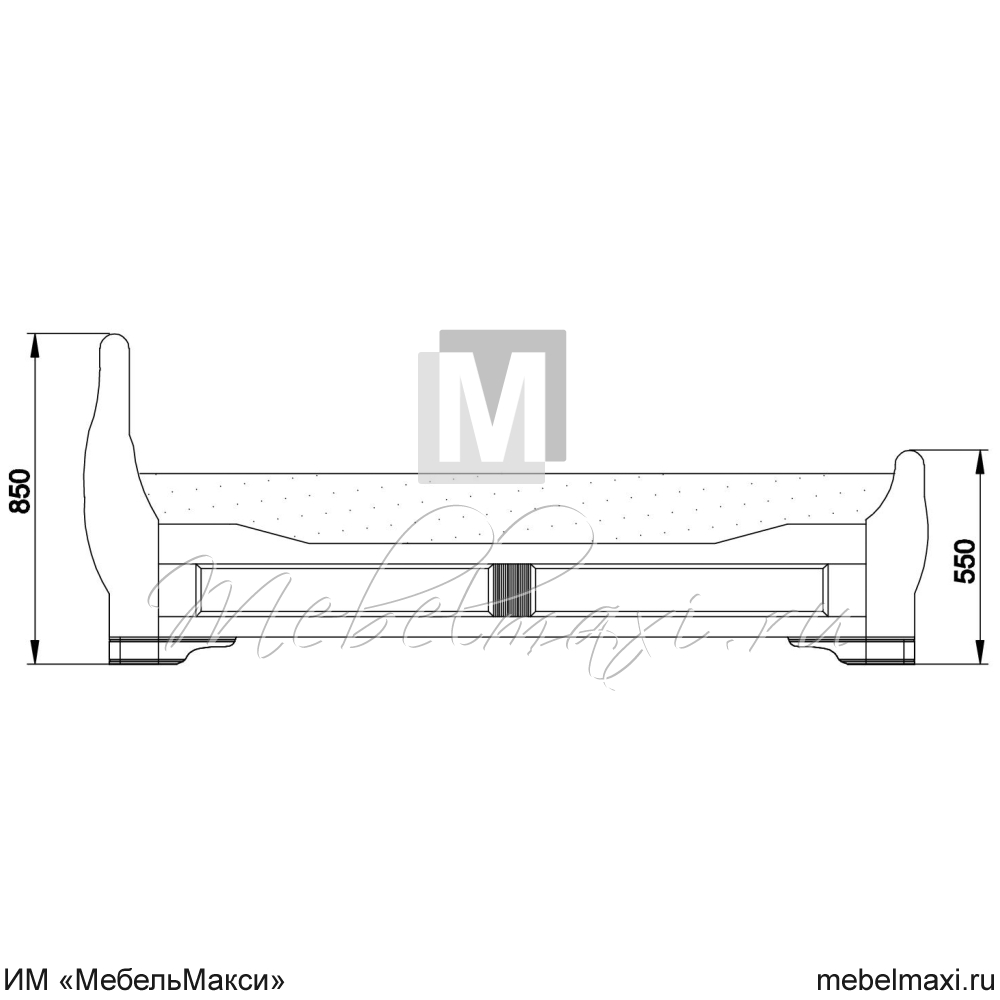 кровать "марина" 110 эскиз 39