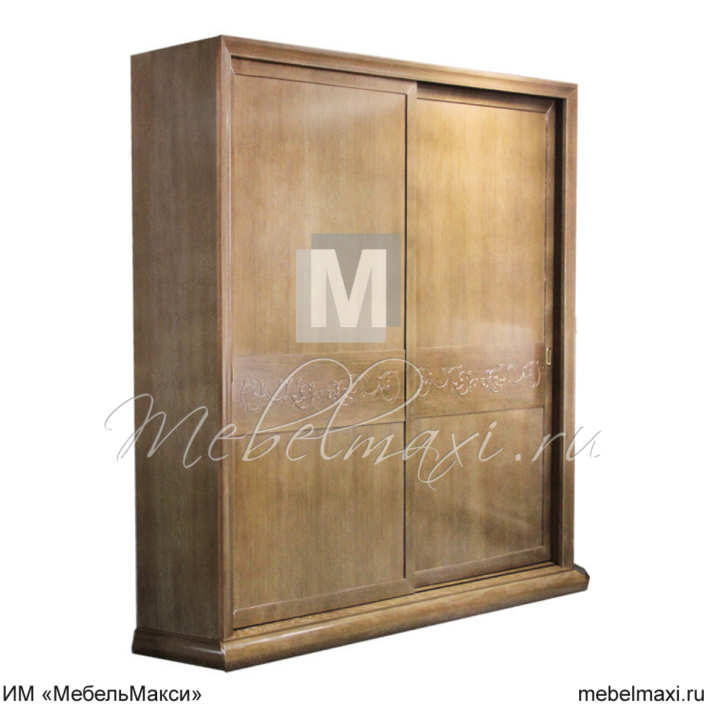 шкаф-купе 1 для одежды "соната" 2-х дв.