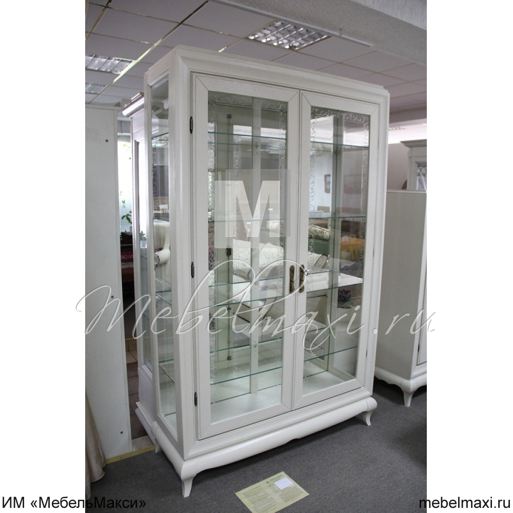 шкаф с витриной "соната" 02