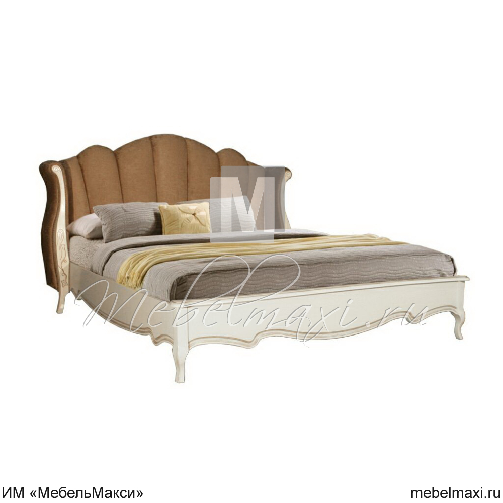 кровать с мягким изголовьем "трио" 180