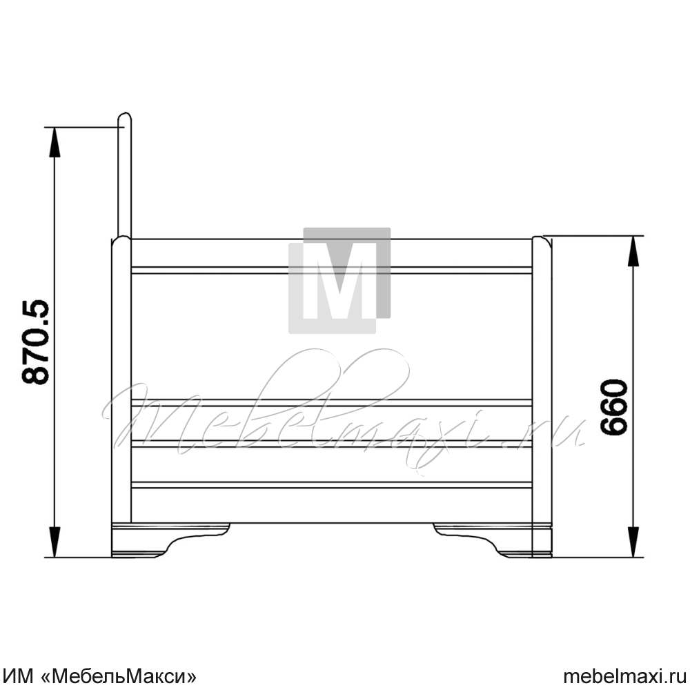 тахта укороченная "марина" эскиз 82